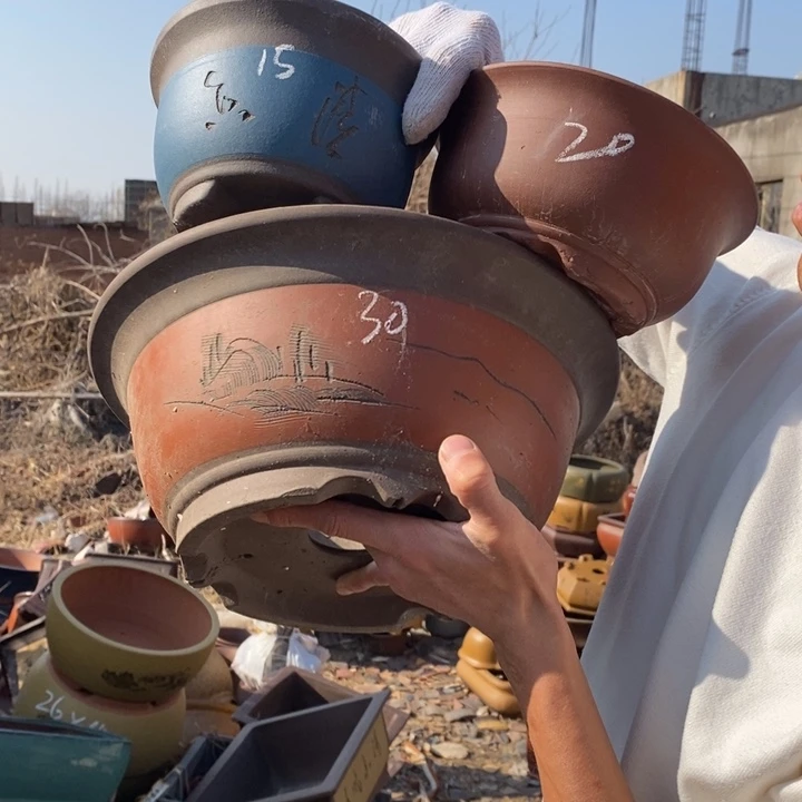 花盆紫砂紫砂特价包邮送