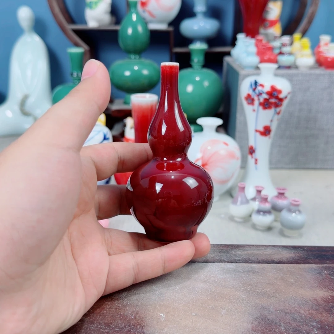 陶瓷手工小花器摆件