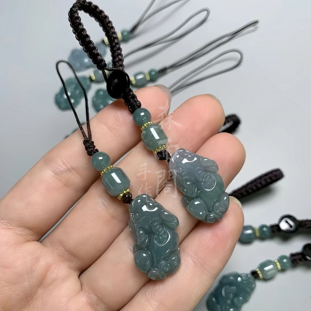 2025新款招财貔貅手机链挂件创意男女款情侣 U盘挂饰钥匙包包吊坠