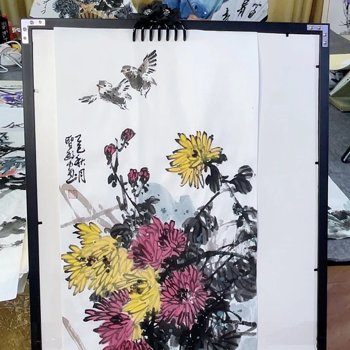 国画张圣敏先生纯手绘作品