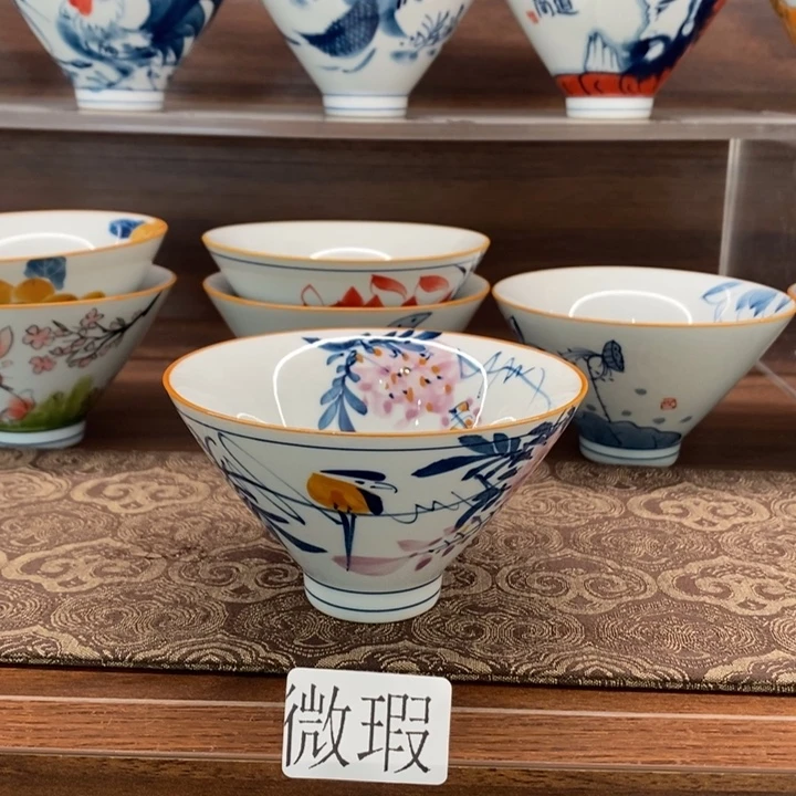 釉下老陶泥手工绘制