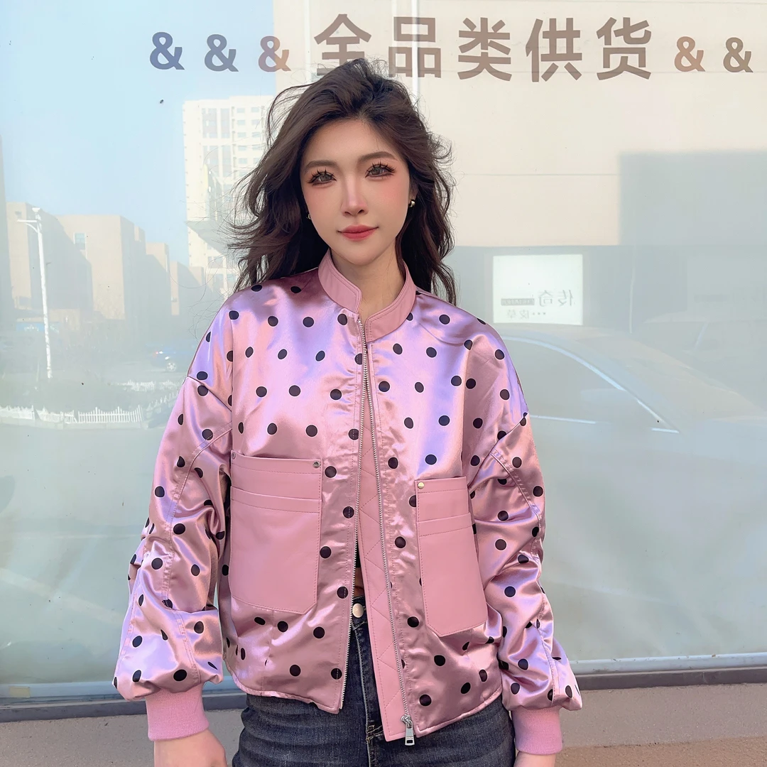0380Fur Shop推荐--【略施粉黛】新款春款时尚潮服高端皮衣外套