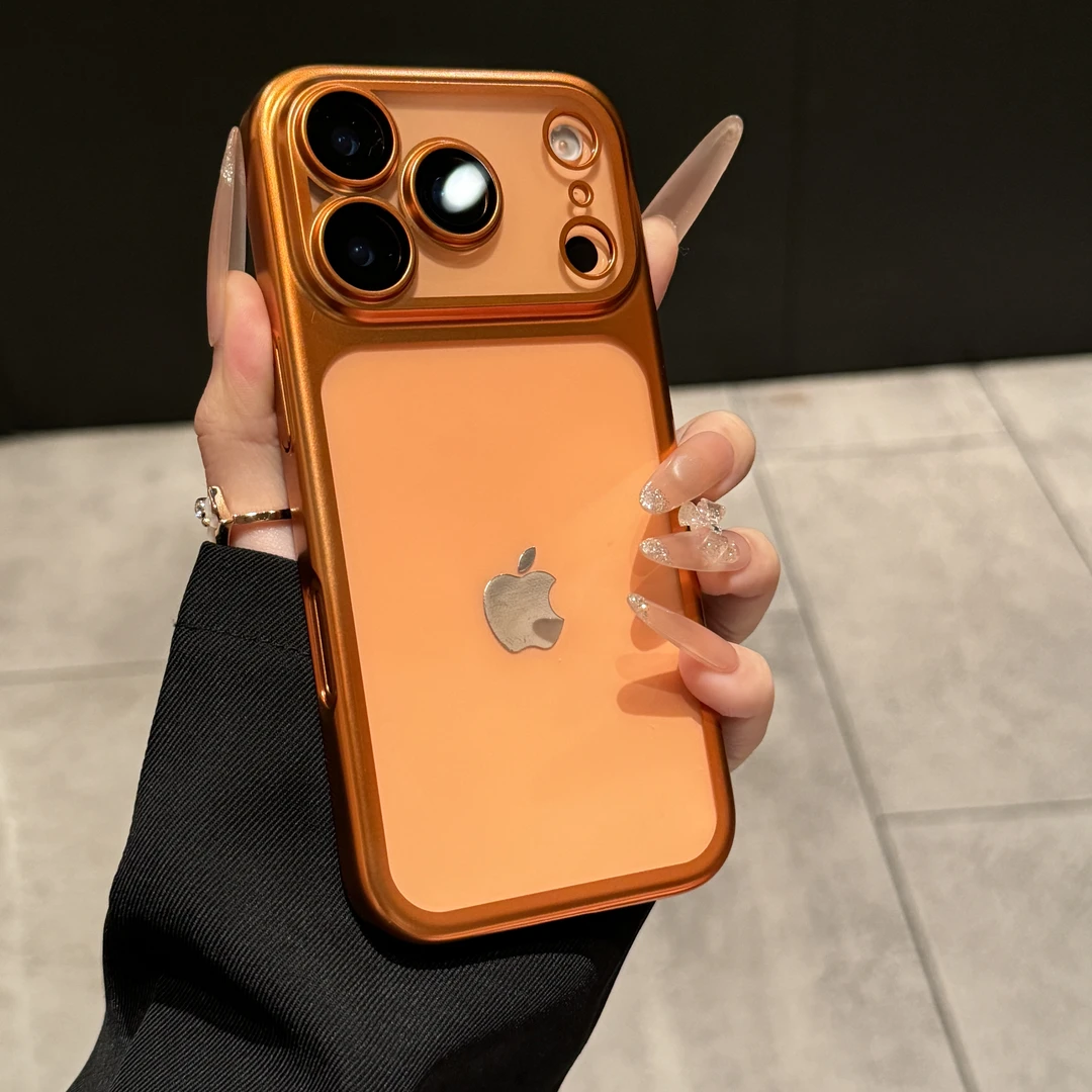 高级磨砂电镀全包适用iPhone17promax手机壳16promax苹果15新款14