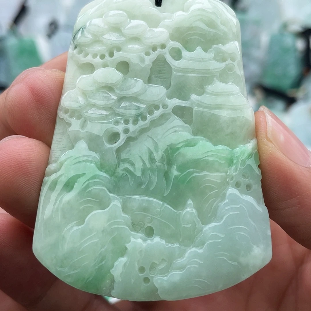 颈饰未镶嵌翡翠翡翠