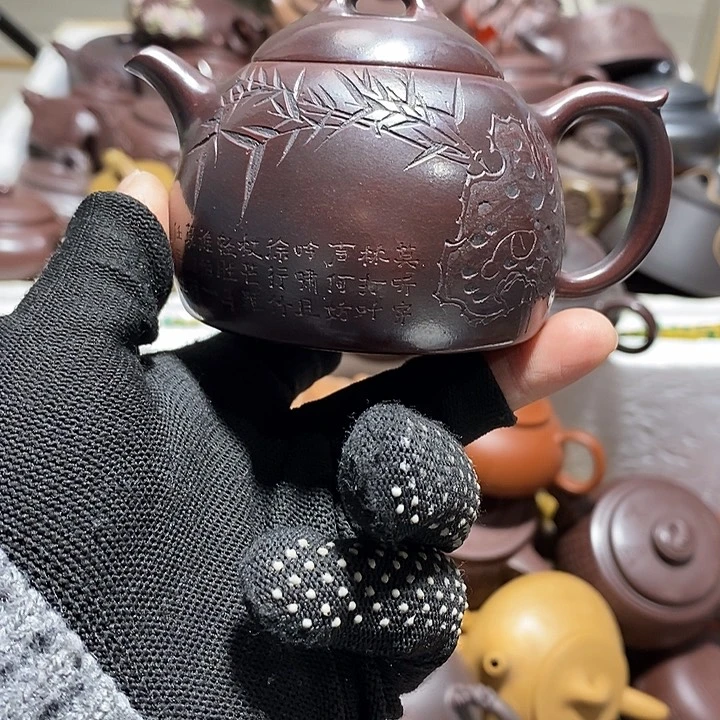 紫砂茶壶微瑕晃盖