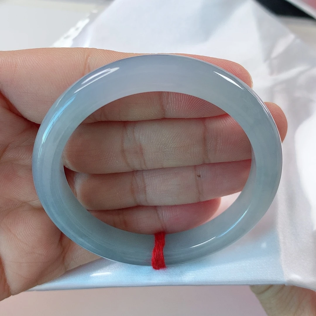 未镶嵌手镯翡翠蓝紫星河 ⑨②