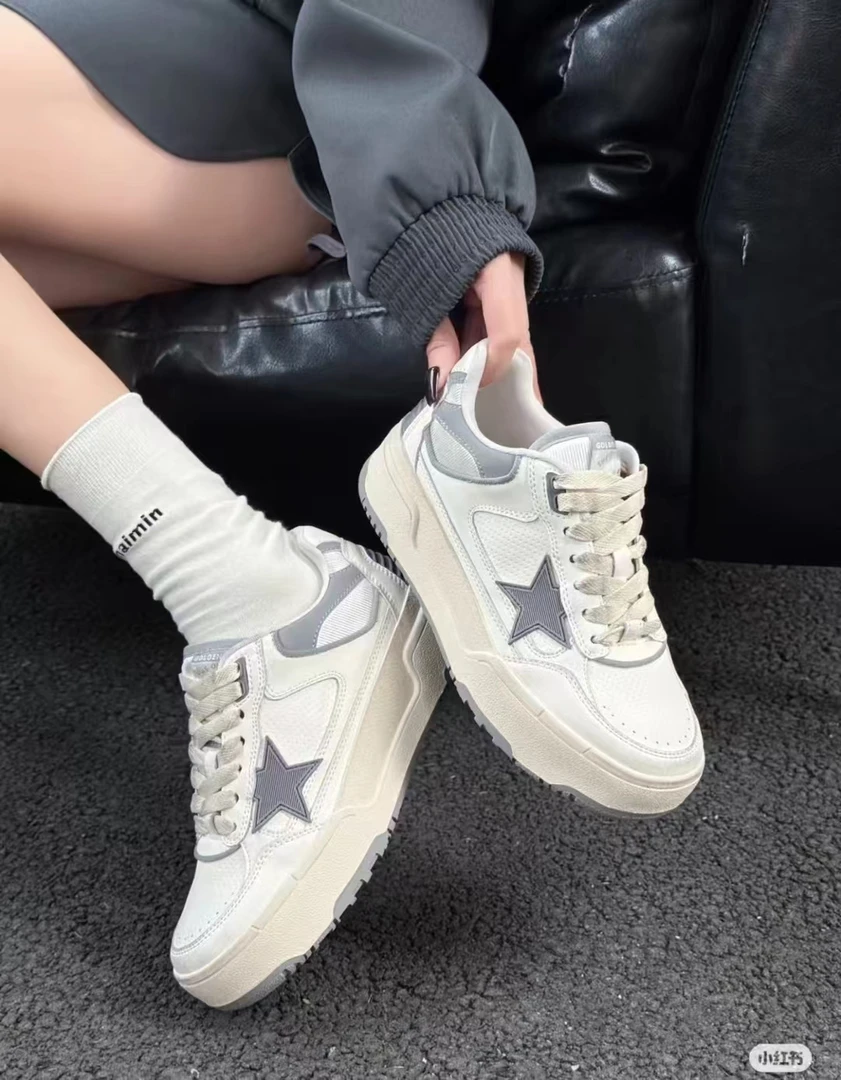 星星板鞋女鞋9959-1