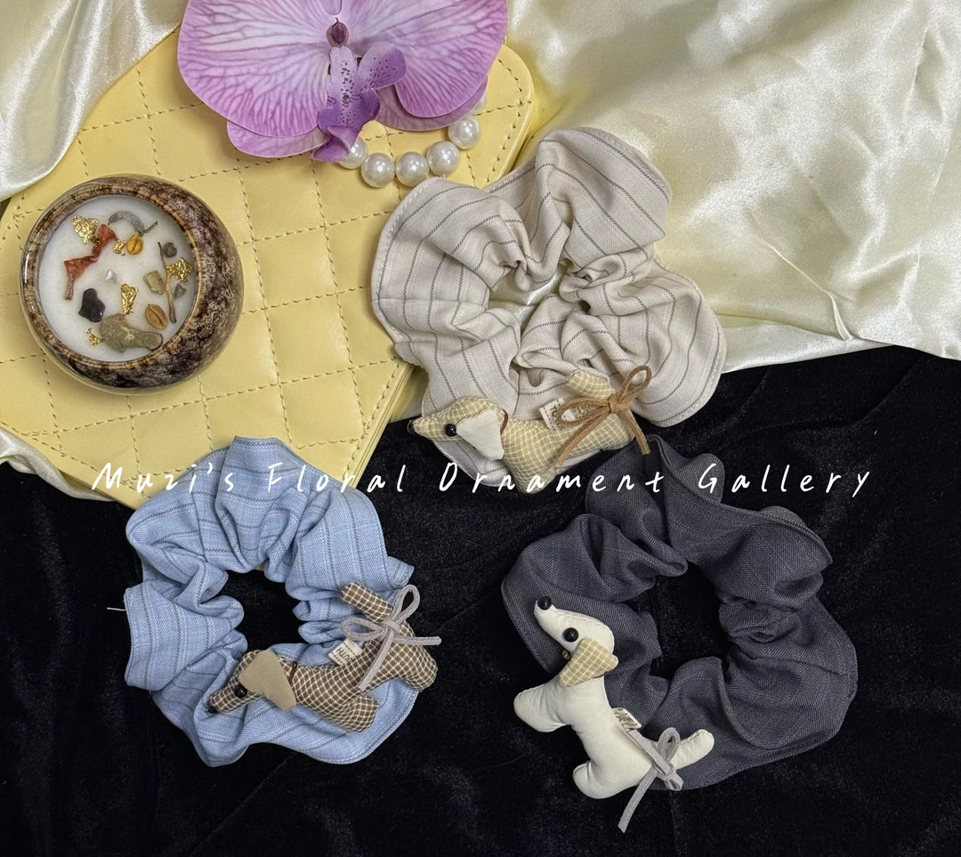 原创设计女发圈发绳成人头花发饰法式头饰时髦小姨风