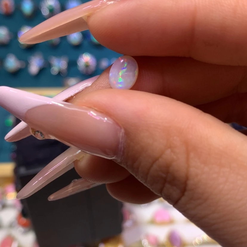 【闪购商品】欧泊银S925镶嵌裸石定制小***.