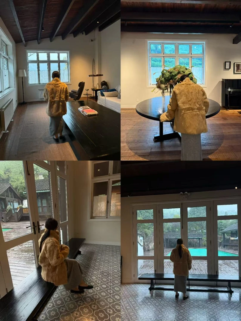 Daisy 经典款大版卡兔毛皮草外套