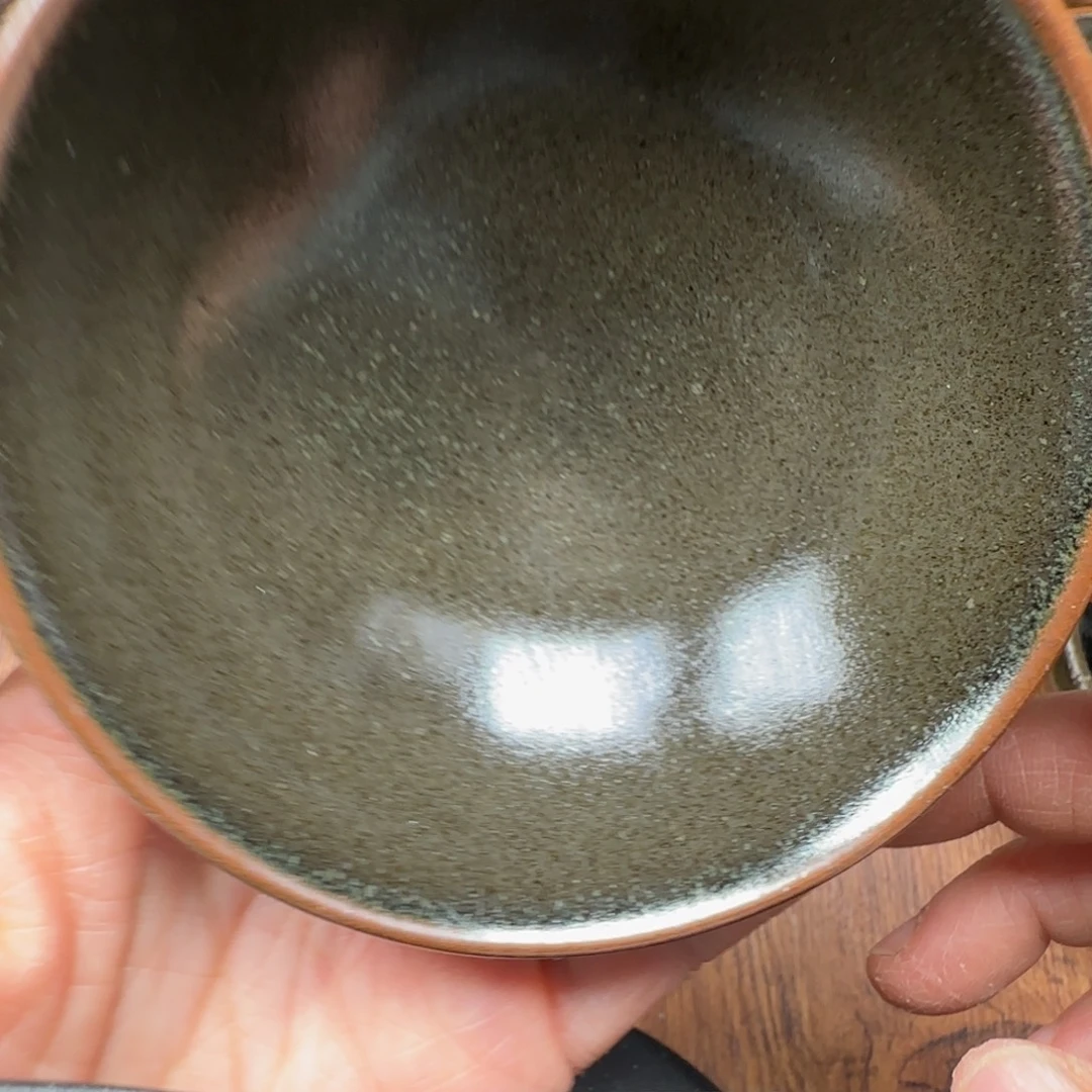 柴烧建盏茶盏茶杯935