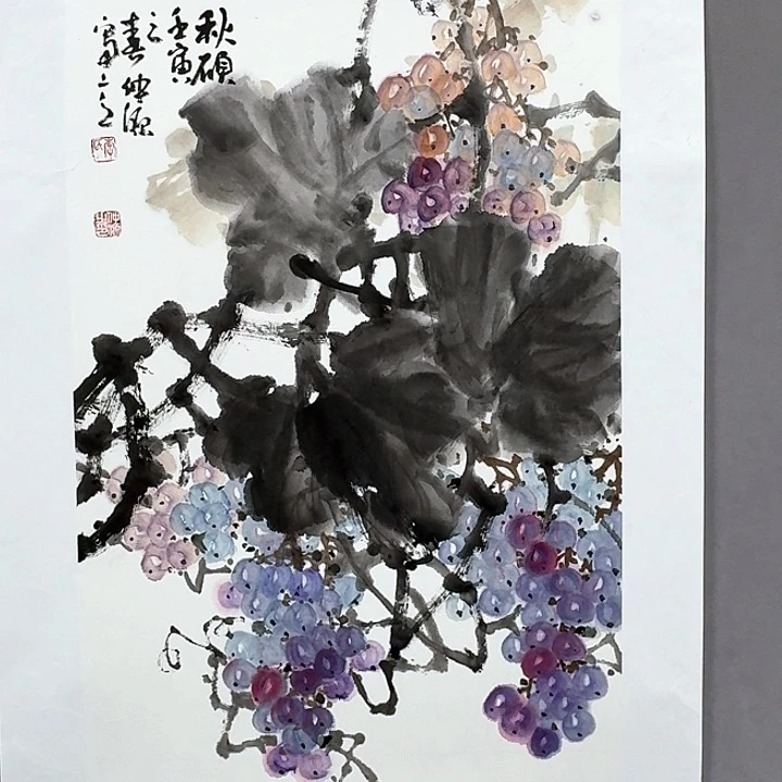 国画亲笔手绘放心去藏