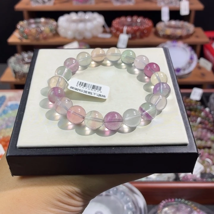 水晶未镶嵌手串10+萤石