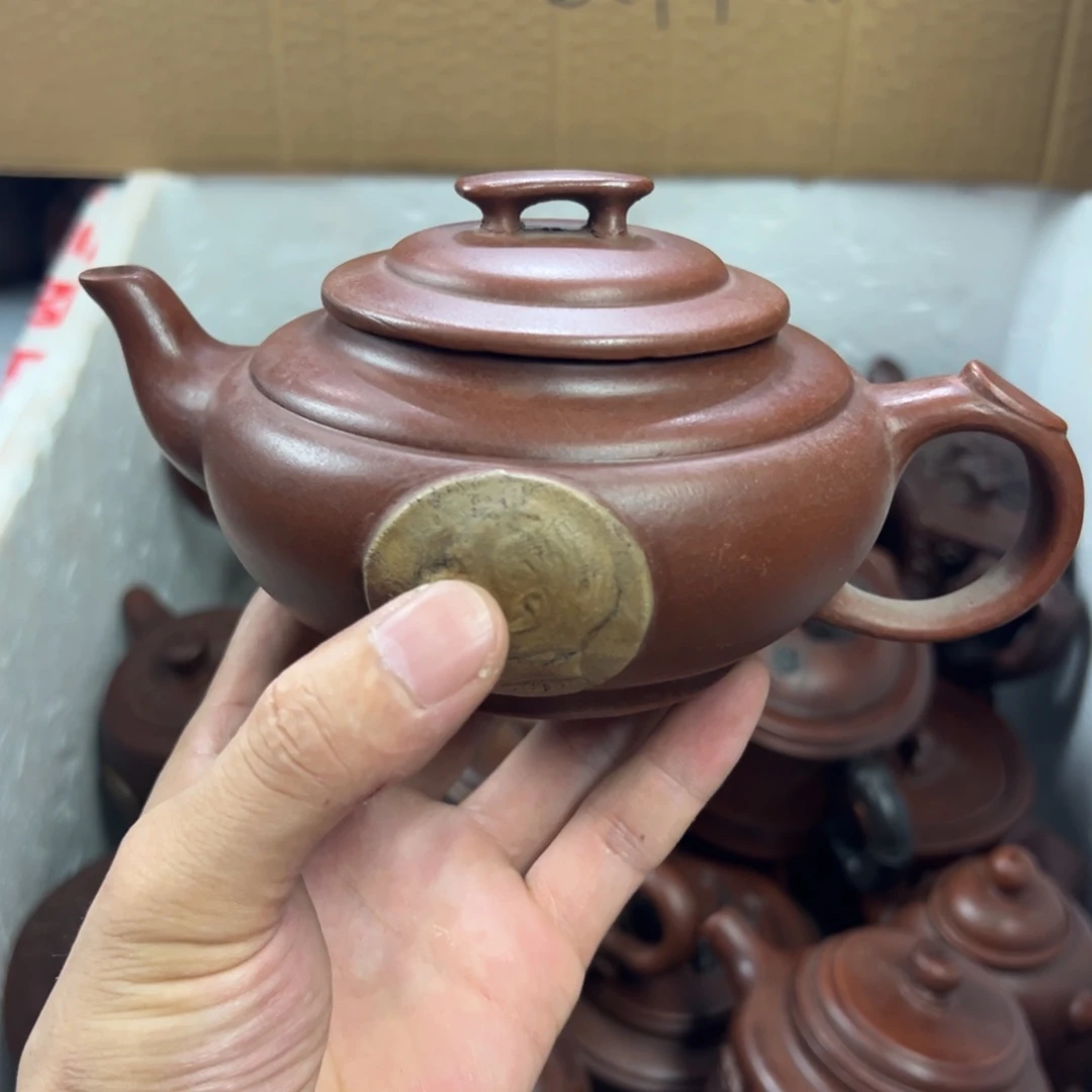 茶壶紫砂宜兴原矿紫砂壶400毫升容量