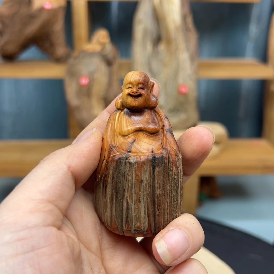柏木崖柏木摆件手把件