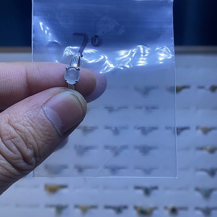 银S925镶嵌戒指翡翠戒指