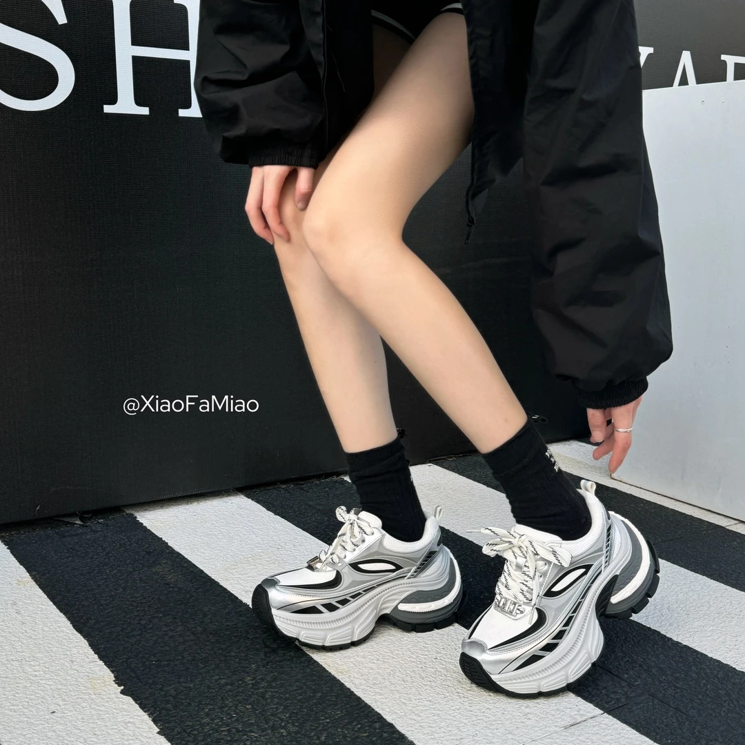 小发喵银河慢跑旗舰系列厚底老爹鞋秋季新款潮流百搭秋休闲鞋999
