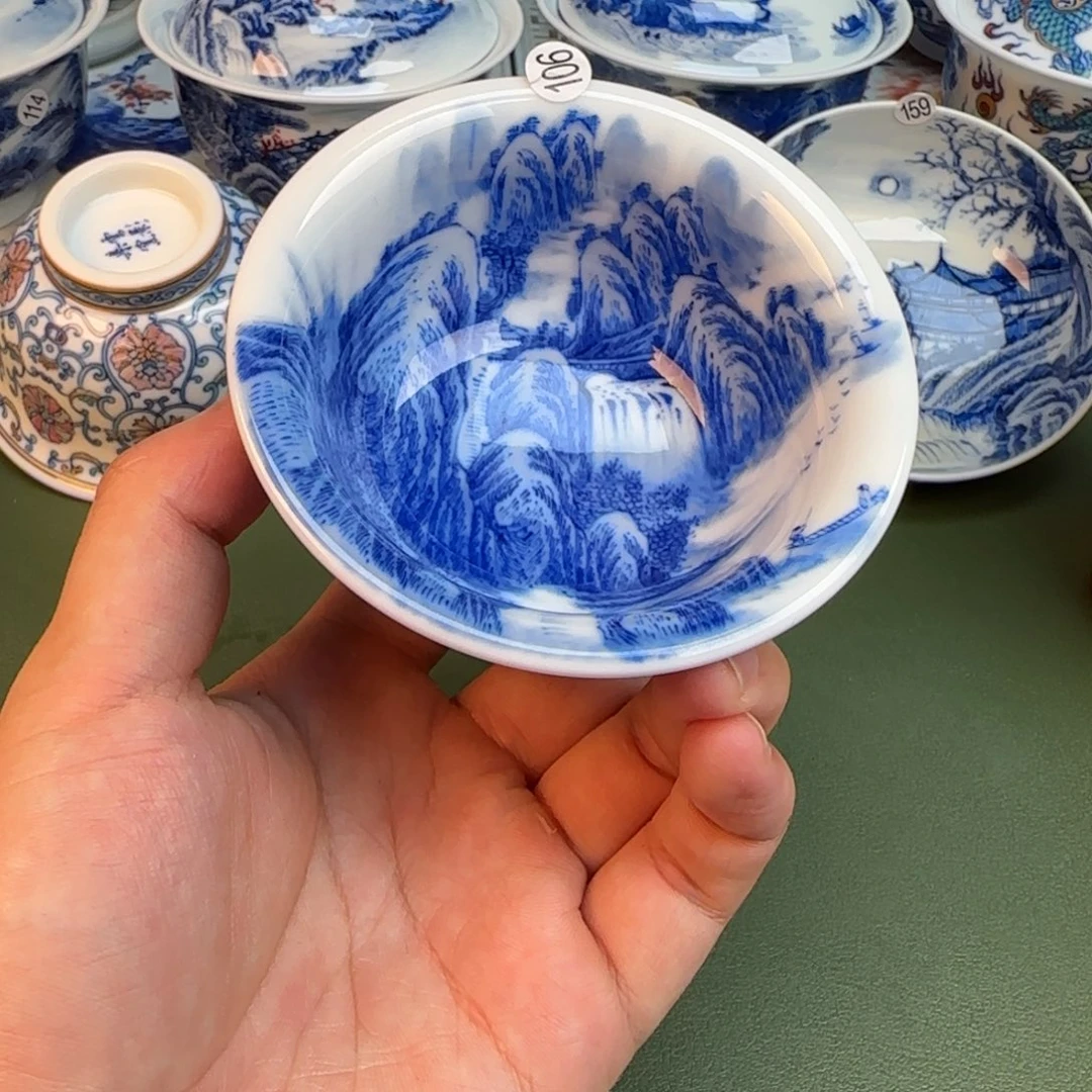 彦祖纯手工手绘茶具106