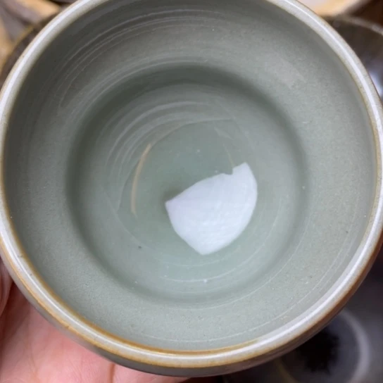 茶盏沐雨茶器柴烧主人杯