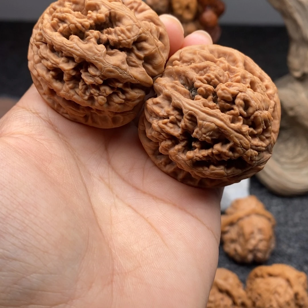 文玩核桃把件44大粗筋