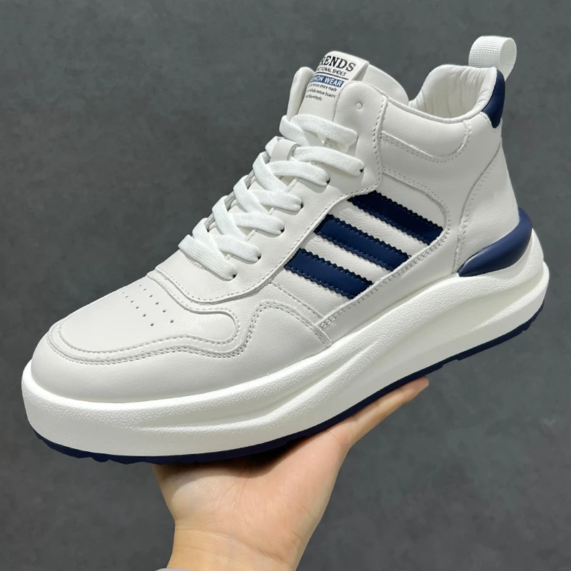 卡汐沐『精选』力荐！男鞋新款潮流百搭小白鞋轻便真皮软底运动板鞋