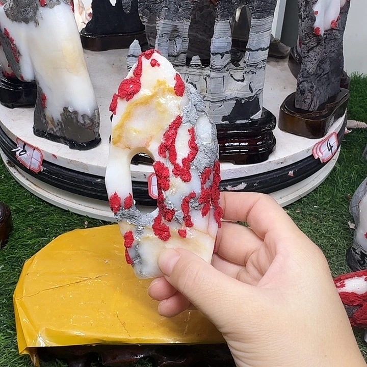 石材王*大灵璧石白灵玉八音磬