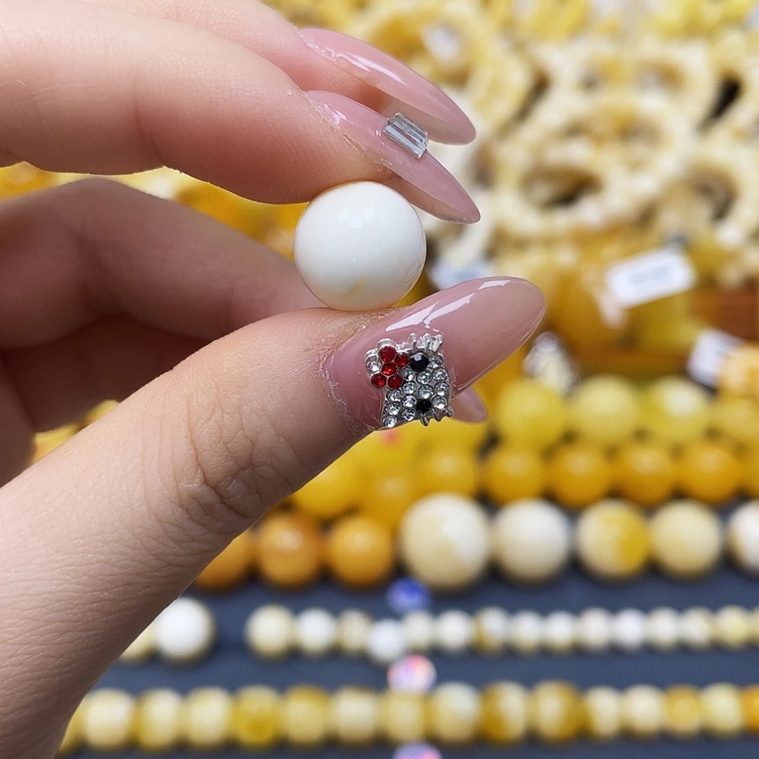 ✿***爸裸石蜜蜡未镶嵌12mm