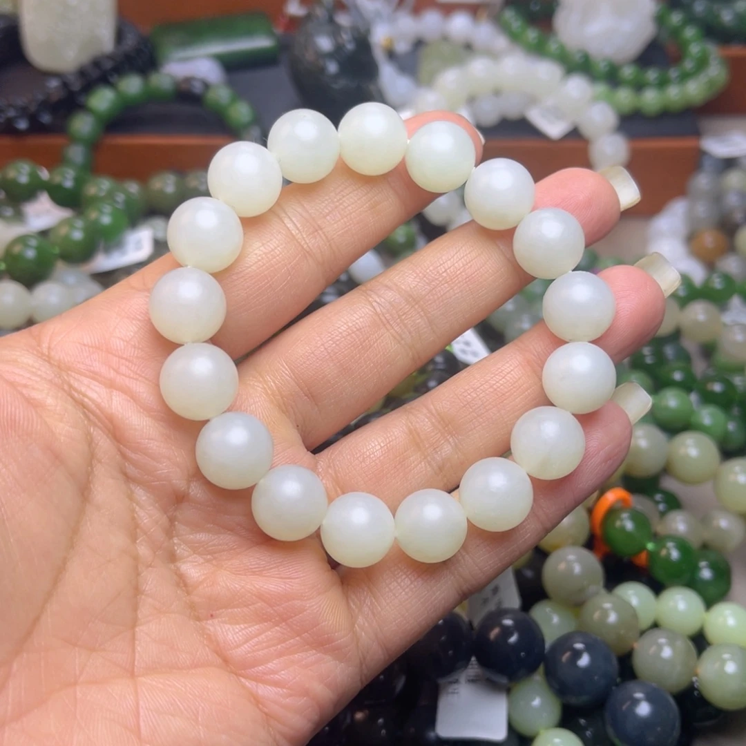 和田玉未镶嵌手链