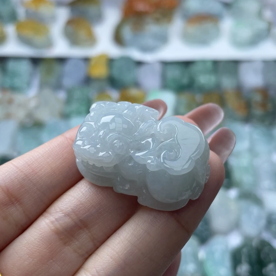 颈饰未镶嵌翡翠貔貅19