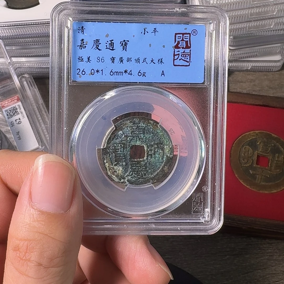 铜A闻博文化嘉庆通宝