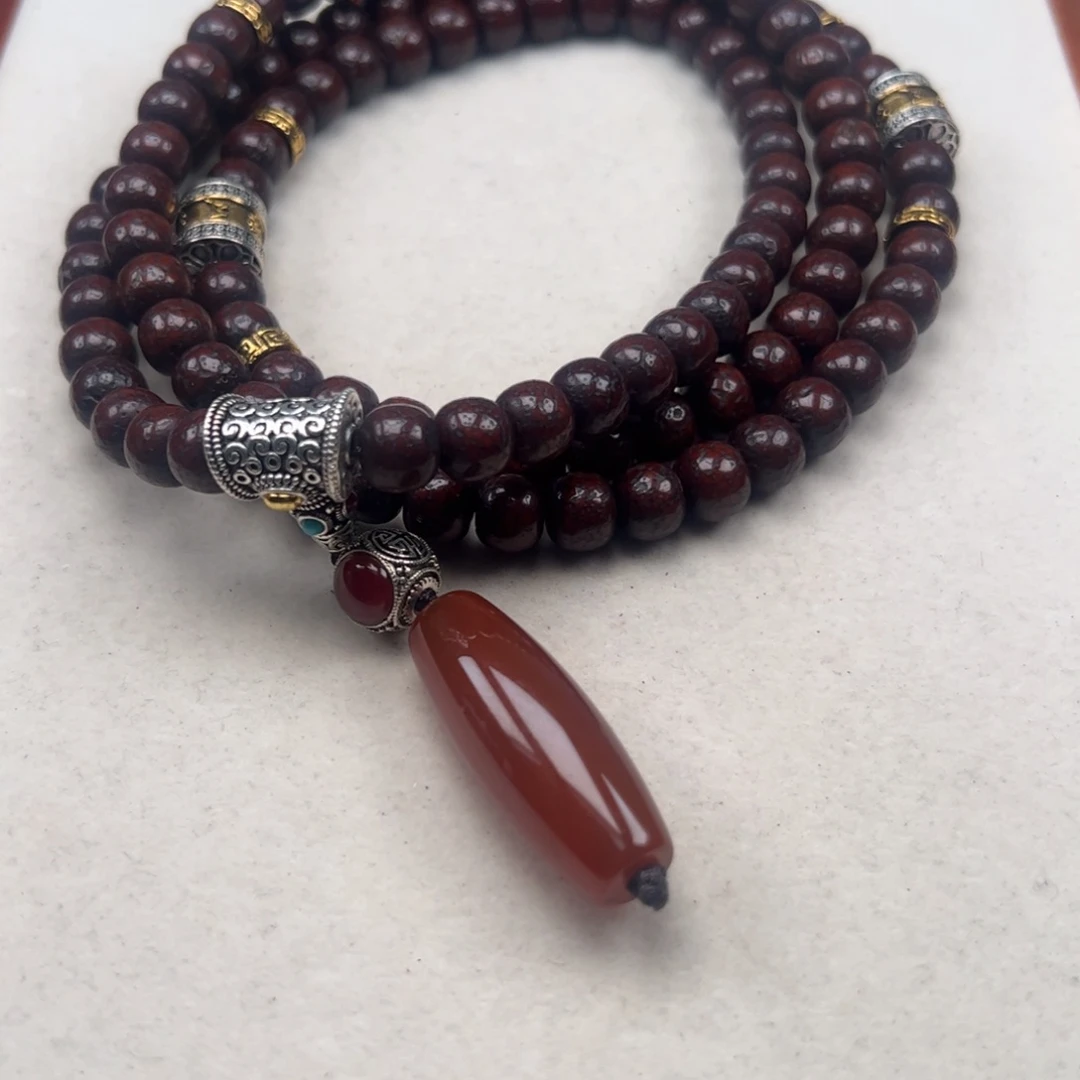 开***馆星月菩提吊坠星月