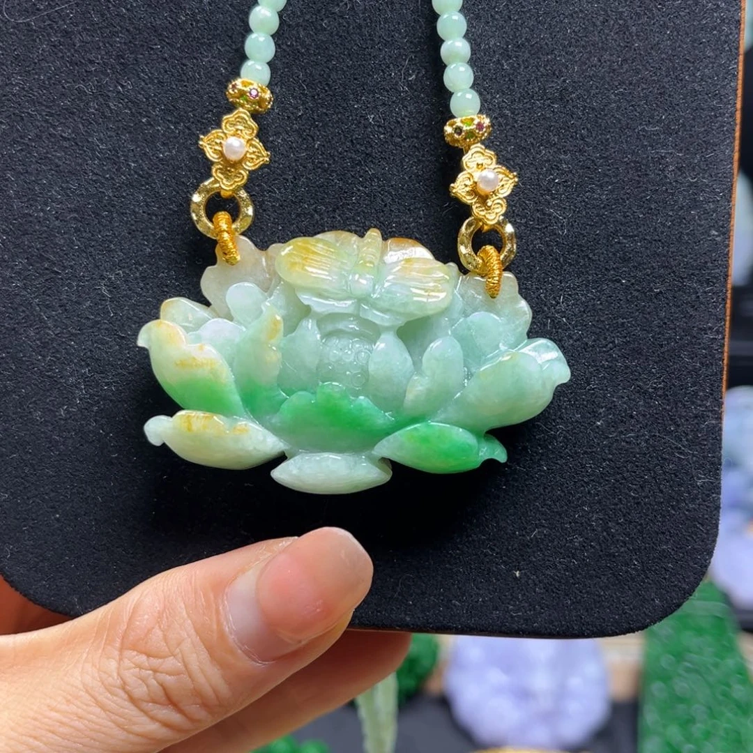 翡翠未镶嵌颈饰天然翡翠