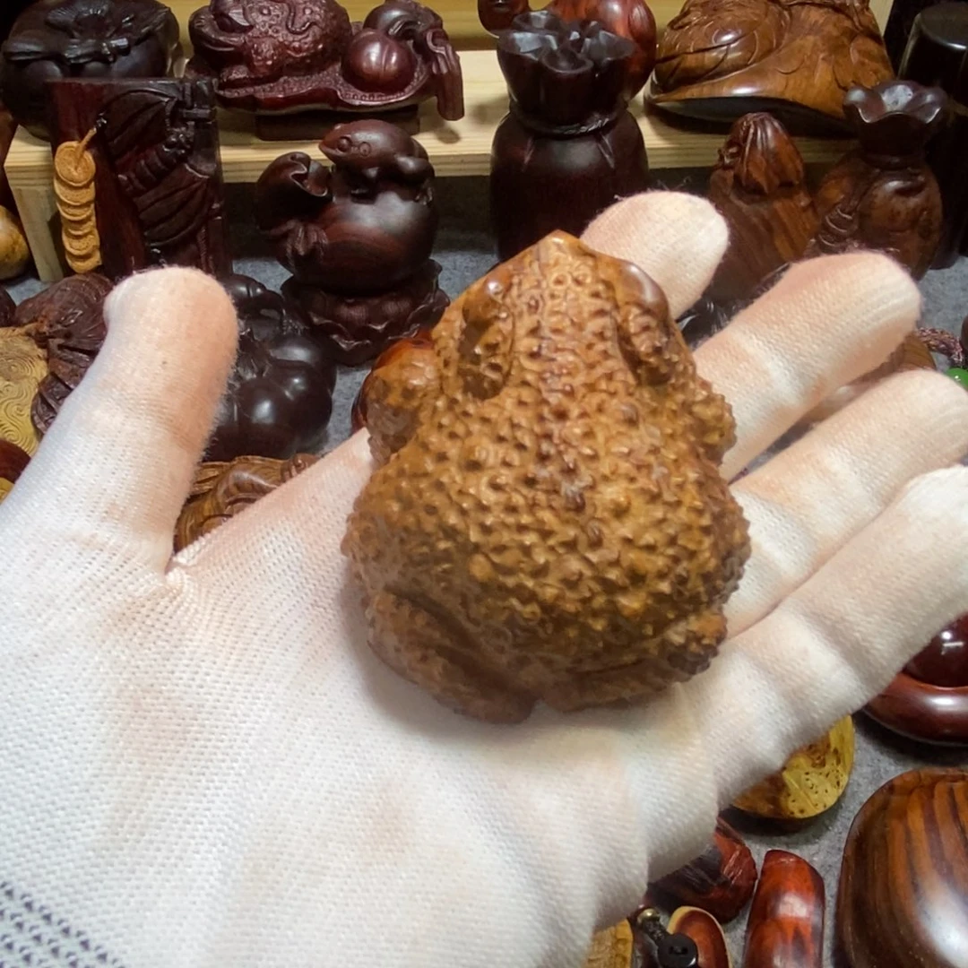 江***.小叶紫檀手串/手链嘛梨疙瘩青蛙