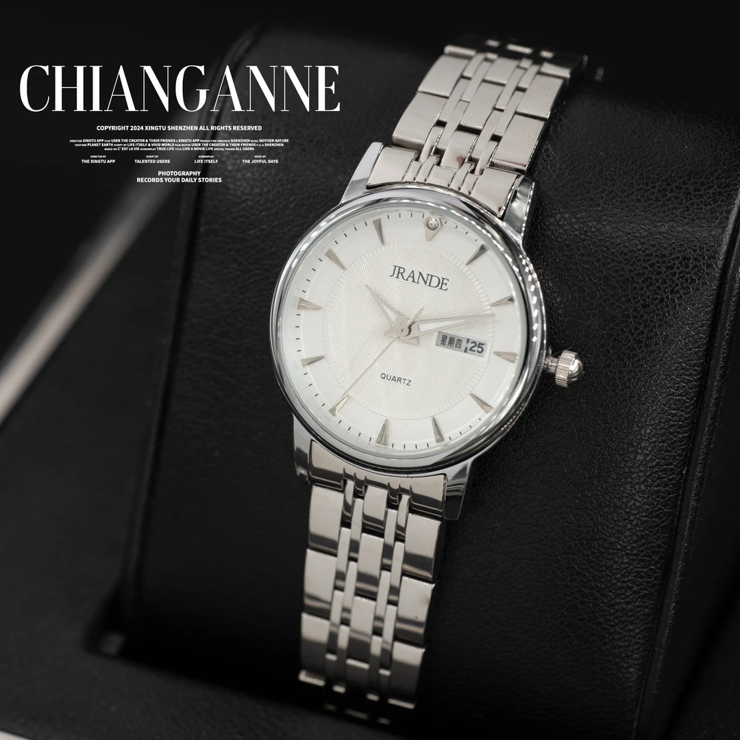 圆形防水女表2025新品爆款简约气质轻奢时尚手表石英生日礼物腕表