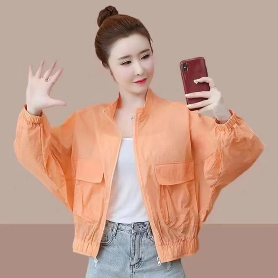 网红爆款防晒衣女士夏季轻薄新款2025年新款透气防晒服休闲短外套