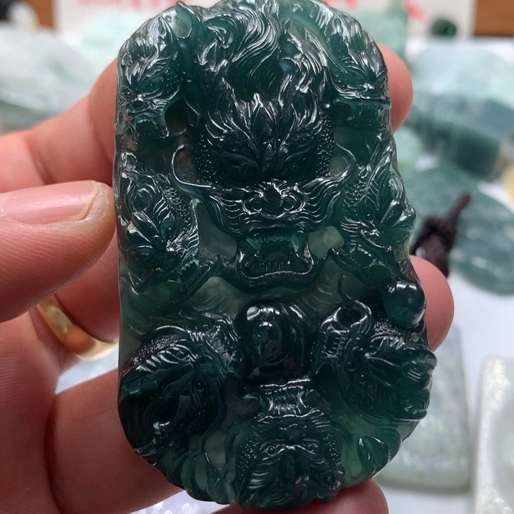 颈饰未镶嵌翡翠保真天然a货翡翠