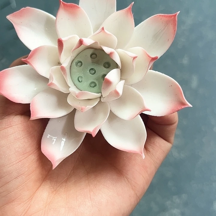 陶瓷花花摆件，花束