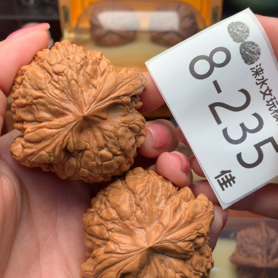 文玩核桃把件54龙鼎粗棱