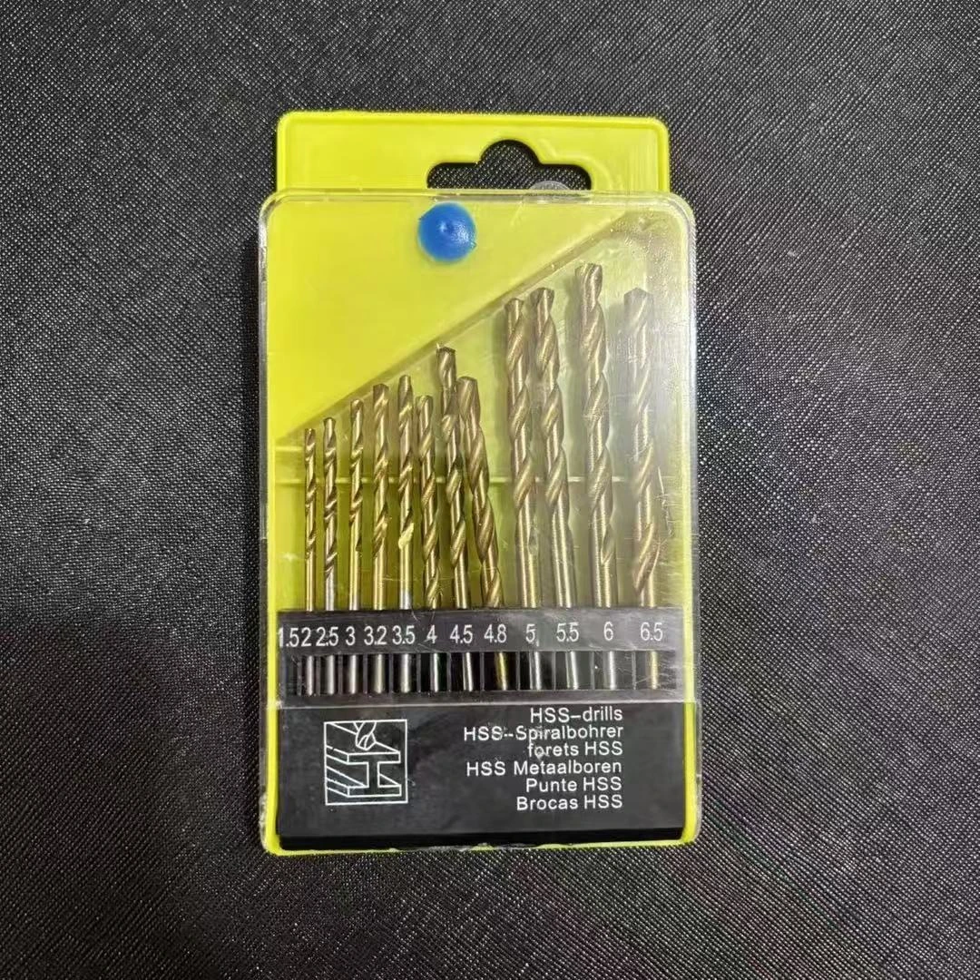 【13件套麻花钻头套装】不锈钢钻头木工钻头