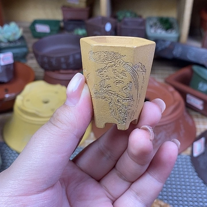 宜兴紫砂精品花盆