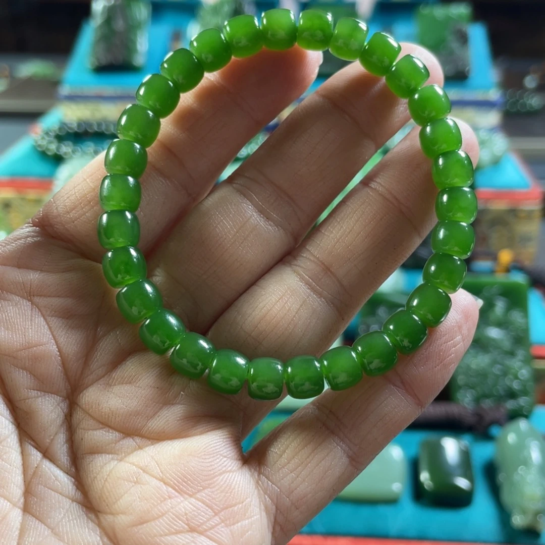 和田玉未镶嵌手串