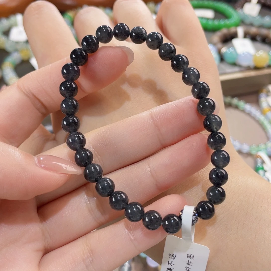 未镶嵌手链翡翠卡6.5油润乌鸡