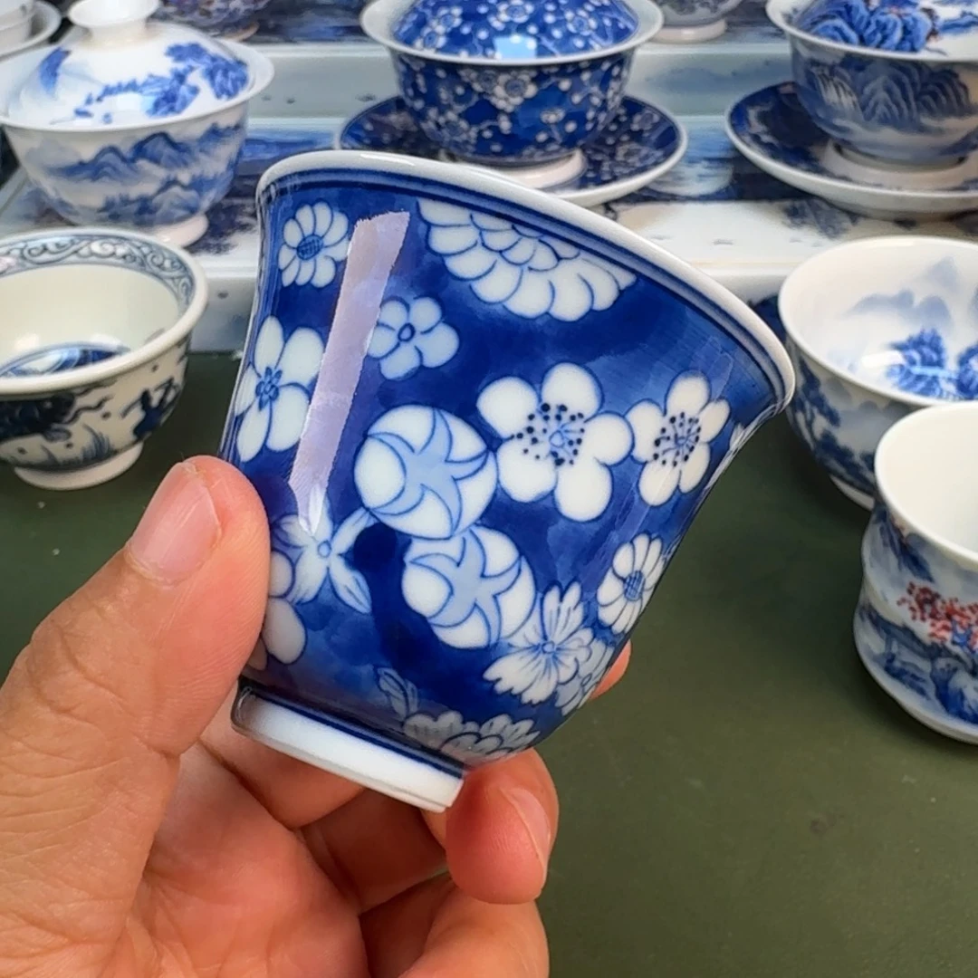 景德镇纯手绘茶具圆圆206
