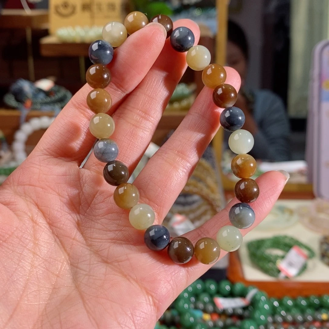 和田玉手串多样性拍一发一未镶嵌