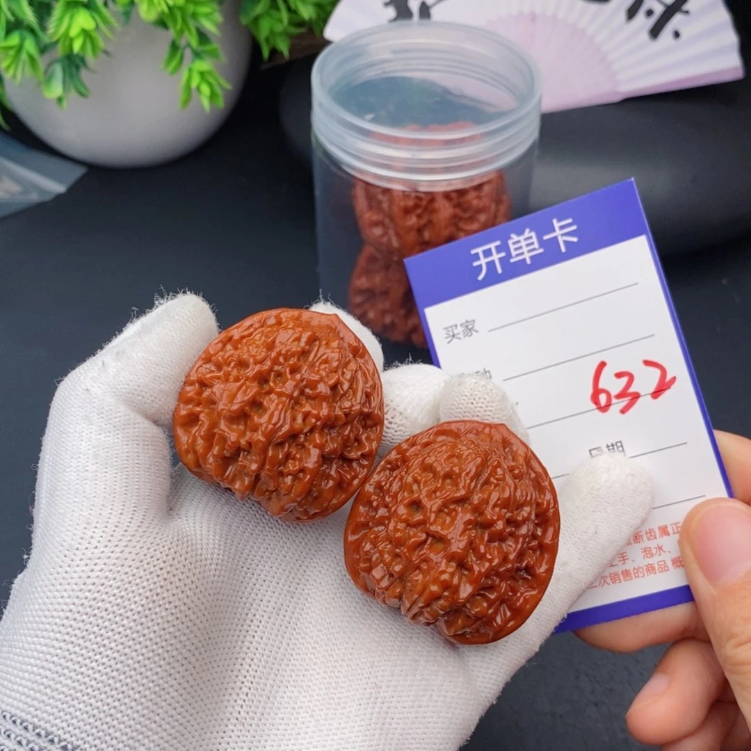 文玩核桃把件39官帽632