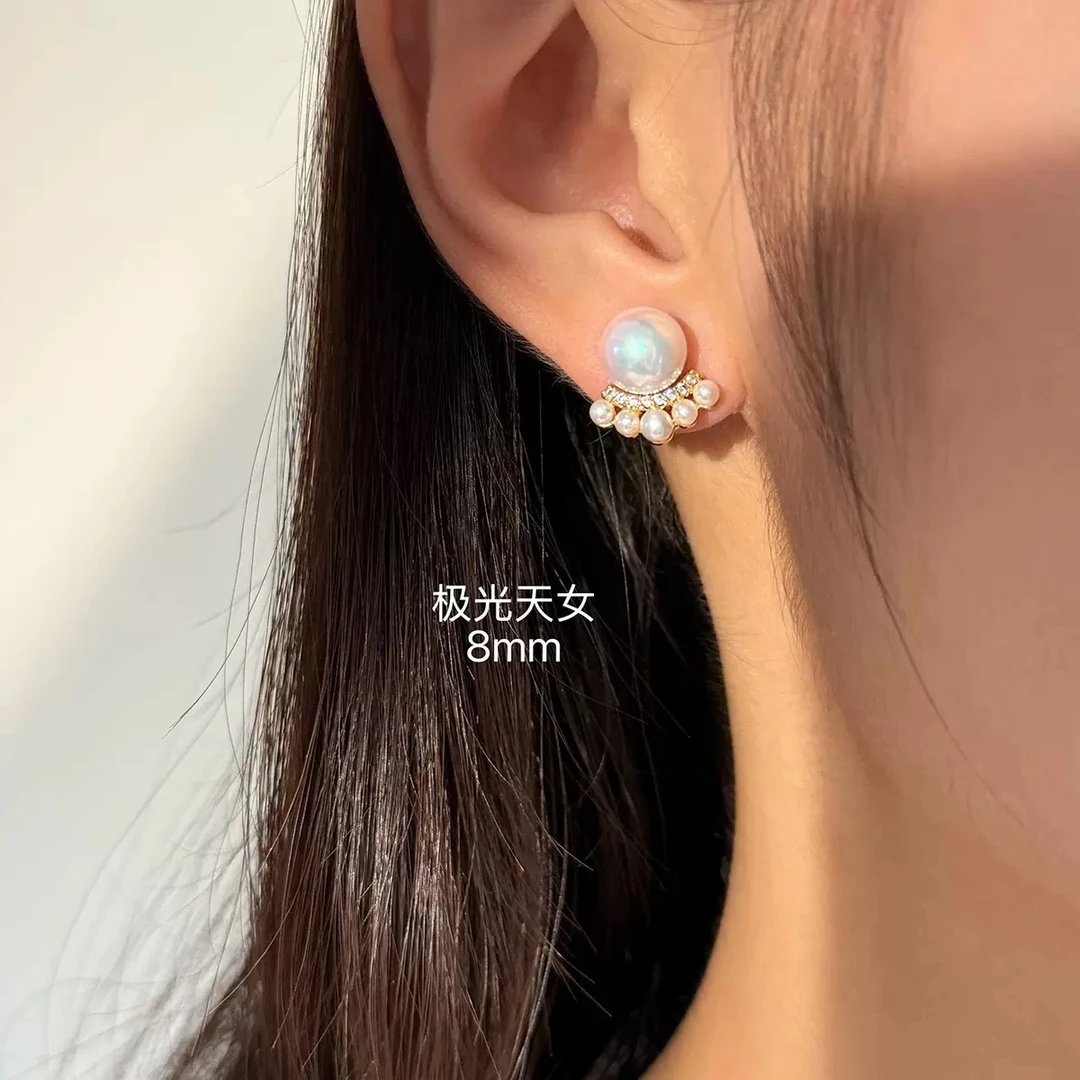 925银耳饰 高品925银针【轻奢限定】赵露思同款甜美风耳钉6508耳环