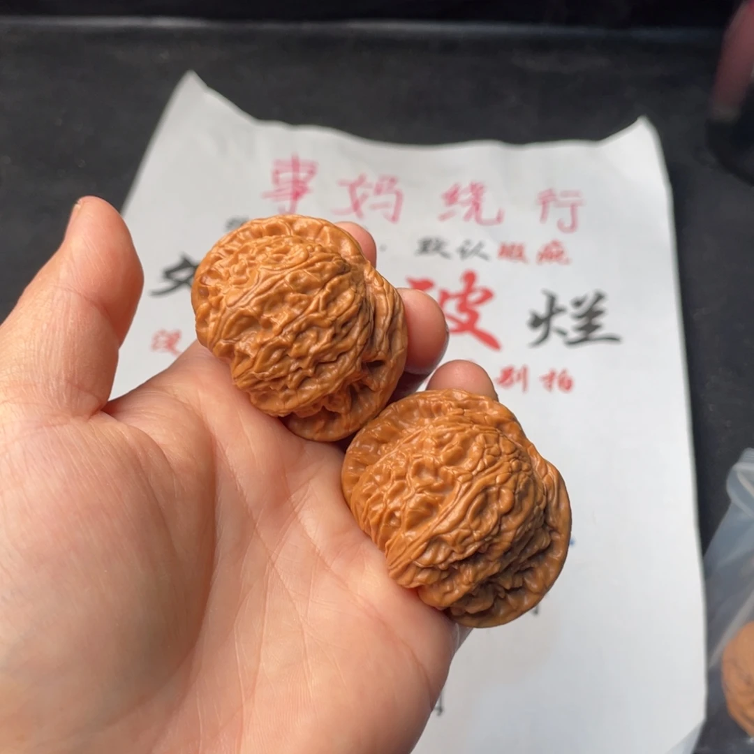 把件文玩核桃920。45白狮子