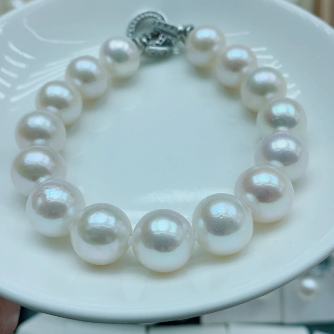 红***红银S925镶嵌淡水珍珠颈饰
