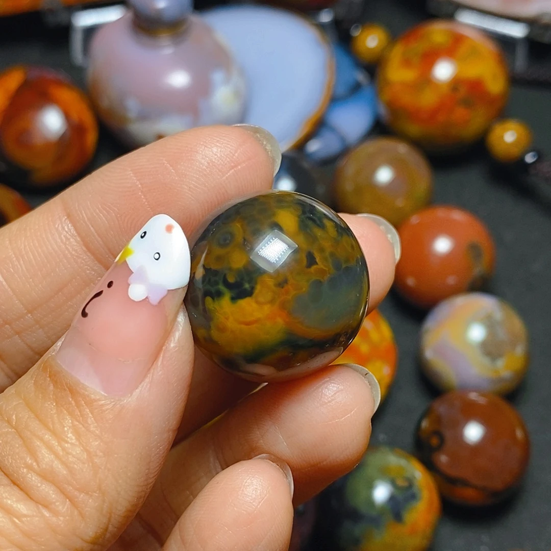 水***晶玛瑙/玉髓未镶嵌颈饰