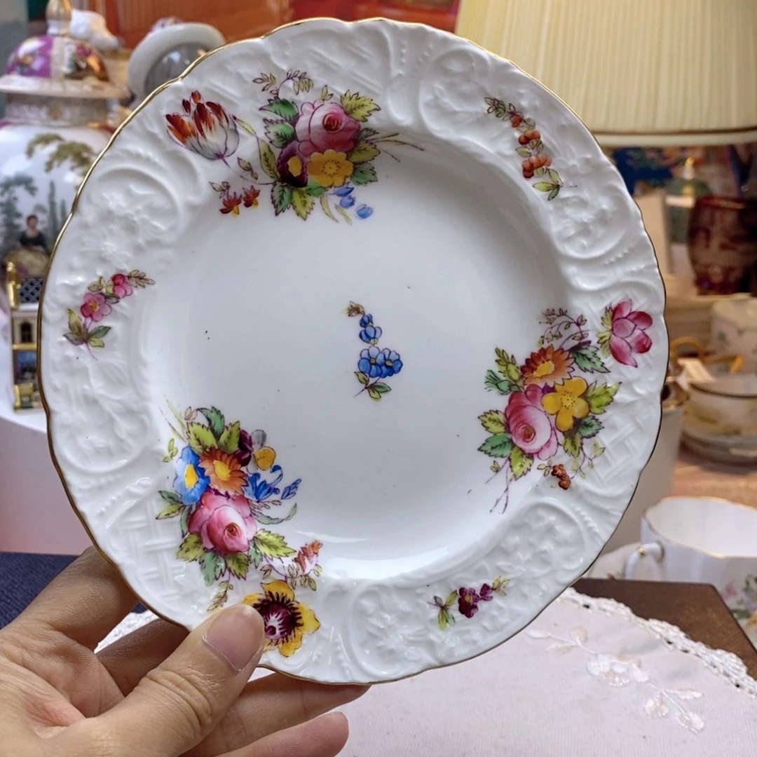 骨瓷手绘卡尔波特瓷器欧瓷咖啡杯水晶杯